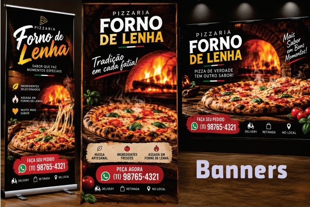 Banners para restaurante