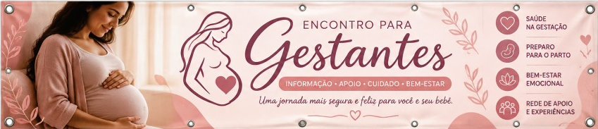 Lona Encontro para Gestantes